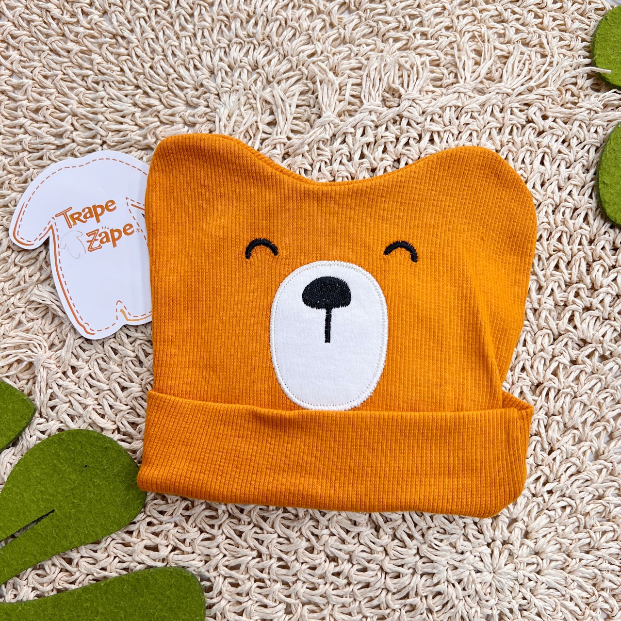 Gorro Ursinho - Laranja 